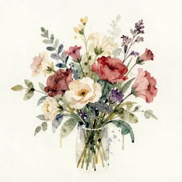 ( ( ( ( ( loose loose watercolor of flowers painterly, book illustration watercolor granular splatter dripping paper texture. muted colors. ) ) ) ) ) by jean - baptiste monge!!!!!!!!!!!!!!!!!!!!!!!!!!!!!!