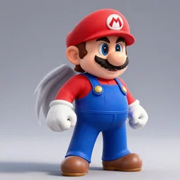 super mario as sephiroth, highly detailed, extremely high quality, hd, 4 k, 8 k, canon 3 0 0 mm, professional photographer, 4 0 mp, lifelike, top - rated, award winning, realistic, detailed lighting, detailed shadows, sharp, no blur, edited, corrected, trending