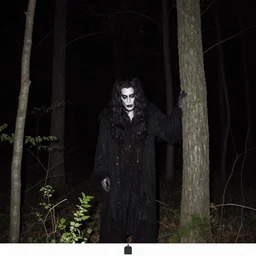 Nosferatu caught on wildlife trail cam at night