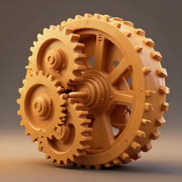 warm colored, highly detailed cinematic scifi render of 3 d sculpt of spikey gears of war bucketwheel jabbas palace cybertron m 1 tank, military chris foss, john harris, subway hoover dam'aircraft carrier tower'beeple, halo, star wars, ilm, star citizen, halo, mass effect, high tech industrial, artstation unreal, 4 k, 8 k, hd