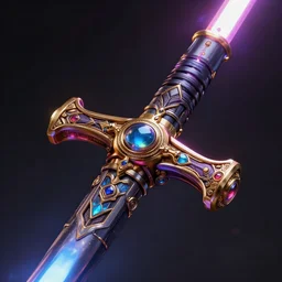 a steampunk dieselpunk lightsaber, close up, fantasy, intricate, elegant, highly detailed, colorful, vivid color, digital painting, artstation, concept art, art by greg rutkowski