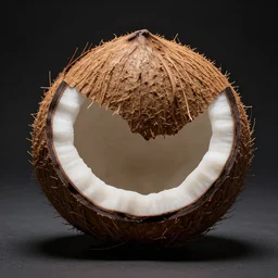 the coconut nut is a giant nut,, silly, symmetric, dynamics lighting, cinematic,