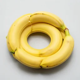 Banana torus, product photography