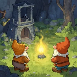 dwarf fortress by Daniel Dociu and Greg Rutkowski