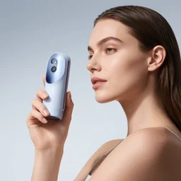 an ad campaign designed for a modern product | beautiful modern woman | modern product | future tech | designed by mel ramos