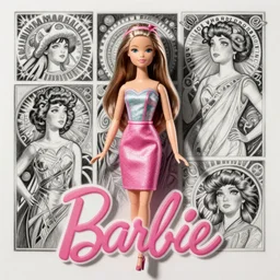 if barbie were a real girl, beautiful shadowing, 3 d shadowing, reflective surfaces, 8 k, beautifully detailed pencil illustration, intricate, epic composition, masterpiece, bold complimentary colors. stunning masterfully illustrated by artgerm, range murata, alphonse mucha