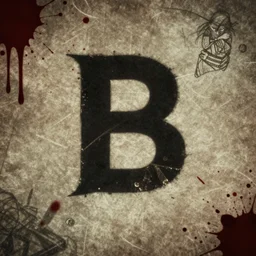 category b film poster with trace of a shots in centre, seamless texture, blood splatter on the sides, focus, grainy tape, distortion, few details, illustrations, painting, junji ito style