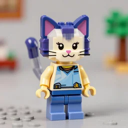 cat as a lego character
