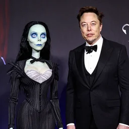 elon musk merged with edward scissorhands