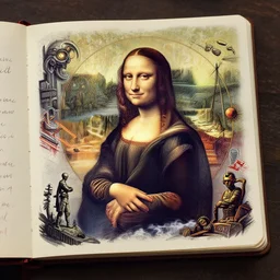 illustration of da vinci's nightmare sketchbook, composition accidental renaissance golden ratio, cinematic, by sachin teng and sergey kolesov and ruan jia and heng z and wlop. graffiti art, scifi, fantasy, hyper detailed. octane render. concept art. trending on artstation