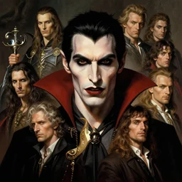 head and shoulders portrait of a male vampire, d & d, fantasy, greg rutkowski, frank frazetta, alexandre chaudret, boris vallejo, michael whelan, miro petrov, hr giger, magali villeneuve, donato giancola