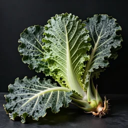 still life kale. art by maria sibylla merian