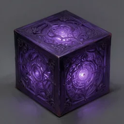 box of glowing ambiguous mysteries, dark purple tone, intricate, highly detailed, digital painting, loose brush strokes, realistic shaded lighting, artstation, concept art, smooth, sharp focus, illustration, realism, oil painting, unreal engine 5, 8