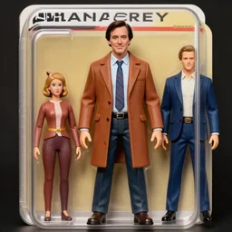 Jim Carrey's action figure, wearing costumes