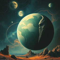 planet by _ beeple, artgerm, _ aaron _ horkey _ amanda _ sage _ bauhaus, salvador dali, _ bernie _ wrightson _ bruce pennington _ frank _ stella _ anne _ stokes _ alena _ aenami _ angus _ mckie, alex grey, akira toriyama, arthur adams, hp lovecraft, andre masson, brian despain. abstract, artstation, design 4 k, native, hd,