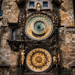 ornate Astronomical Clock,by kieed,trending on pixiv