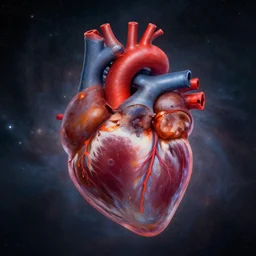 artists rendition of the heart of a collapsing star