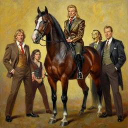 horse painting by boris vallejo, frank frazetta, julie bell, salvador dali, larry elmore, keith parkinson and lyde caldwell