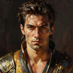 a portrait, art by james jean, mortal kombat,