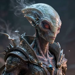 realistic detailed portrait of a alien god, dynamic lighting, photorealistic fantasy concept art, trending on art station, stunning visuals, creative, cinematic, ultra detailed