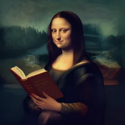 dramatic lighting, digital art, atmospheric dreamscape painting, mysterious and detailed depiction of a woman holding only a book, contrasting colors, critical detail, cinematic, evokes a sense of wonder, a simple textured vector based illustration, sharp focus, wlop by ( artstation jeremiah ketner and leonardo da vinci and greg rutkowski )