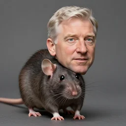 a rat with jeff bezos' head