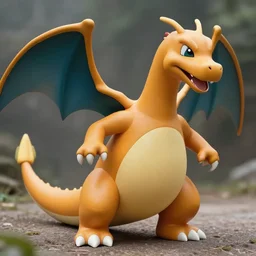 real photo of a real life charizard, flaky
