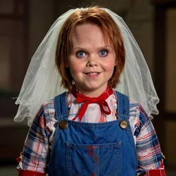 Bride of Chucky photo realistic