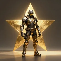 doomguy, dieselpunk, photography, full height, front view, golden ratio