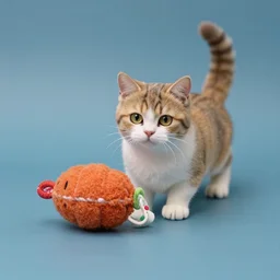 A small miniature of a cat toy