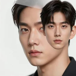 man with a beautiful face, character sheet, concept design, contrast, hot toys, kim jung gi, greg rutkowski, zabrocki, karlkka, jayison devadas, trending on artstation, 8 k, ultra wide angle, pincushion lens effect