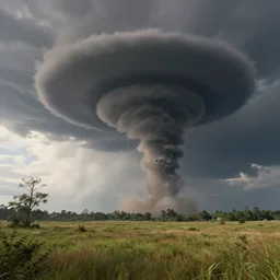 tornado in a landscape, artstation, 4 k detail, unreal engine 5