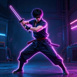 a neon blade