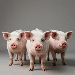 pig men, human, portrait, void, stasis