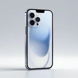 promotional photograph for a futuristic iphone made in 2 0 4 0, beautiful photograph, studio lighting, advertisement, 4 k quality, 8 k quality, futuristic!!!! reflective material, intricate texture!!! glowing apple logo