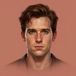 portrait of Leland from Evil (2019), highly detailed, centered, solid color background, digital painting, artstation, concept art, smooth, sharp focus, illustration, Jason Edmiston, donato giancola, Joseph Christian Leyendecker, Les Edwards, Ed Repka, WLOP, Artgerm