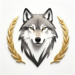 professional wolf template art, high quality, HD, 8K, award-winning