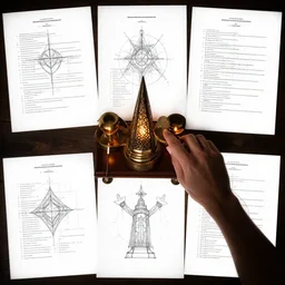 blueprints of how to perform an occult ritual