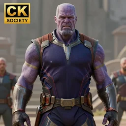 thanos in a scene from the movie avengers, a colorized photo by michelangelo, trending on cg society, antipodeans, # vfxfriday, 8 k resolution, uhd image