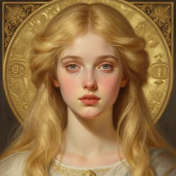 perfectly feminine face!! full body portrait of young wife blessed by god with ever - increasing physical mental perfection, blonde, symmetrical! intricate, sensual features, highly detailed, biblical divine holy perfection!! digital painting, artstation, concept art, smooth, sharp focus, illustration, art by artgerm and greg rutkowski and alphonse mucha
