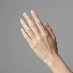 a beautiful clean woman's hand posing for a hand shot image, detailed, high quality, dslr photo