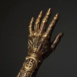alien hand reaching for her throat was just a nightmare. dramatic lighting, intricate detailed gloves, alchemy hermes trismegistus, hand pictures, haute couture, symbolism, science fiction art, surreal object photography, alebrijes, gold leaf, gold wire, silhouette, fantasy, intricate, elegant, extremely, detailed, trending, art