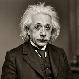 Albert Einstein as a teenager, vintage photo, 1800s