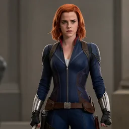 Emma Watson as Black Widow