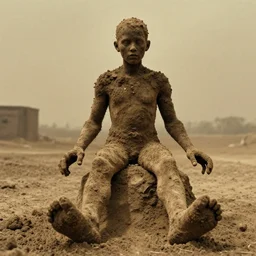 human made of dirt, film still from the movie directed by denis villeneuve and david cronenberg with art direction by bernie wrightson and h. r. giger