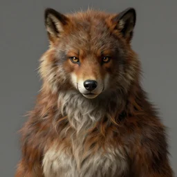 half body of furry girl. by craig mullins, concept art, inrincate, sharp focus, digital painting, unreal engine, cgsociety, neoclassical, cinematic, highly detailed