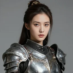 female model, fantasy armor, detailed face, tony sart
