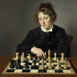 mary stevenson cassatt, chess set, surrealisme