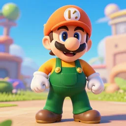 Waluigi as a real person, photo realistic, award-winning, highly-detailed