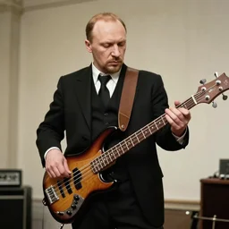 vladimir lenin playing bass guitar